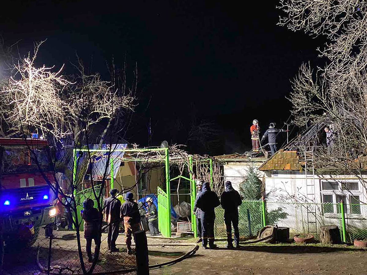 Минувшей ночью в селе Осий Иршавского района загорелся жилой дом.