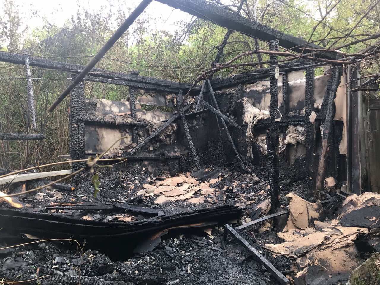 17 мая в 01:20 спасателям поступило сообщение о пожаре на Вул. Крути в селе Оноковка Ужгородского района. 