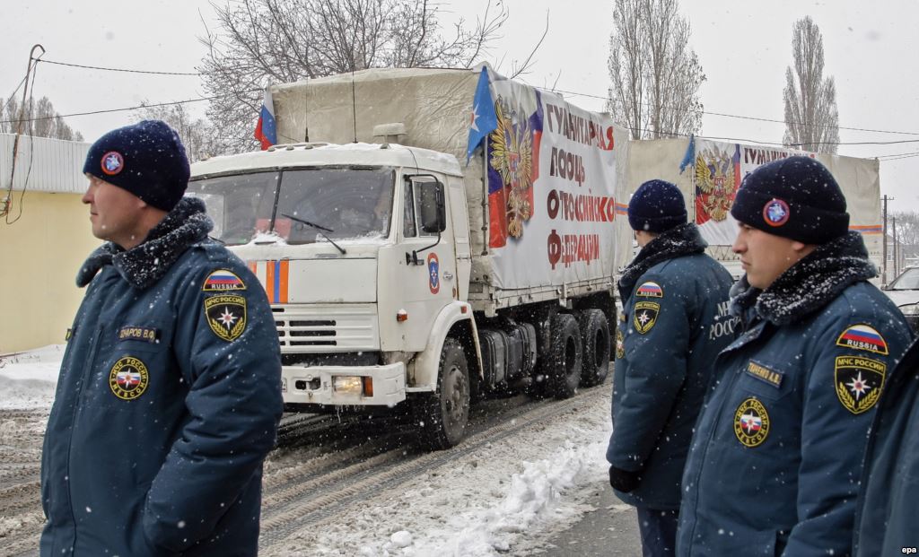 Українські прикордонники не змогли провести процедуру контролю й оформлення «гуманітарного конвою» з Росії у повному обсязі.