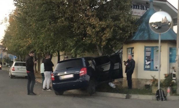 Авария произошла вчера вечером в Мукачево.