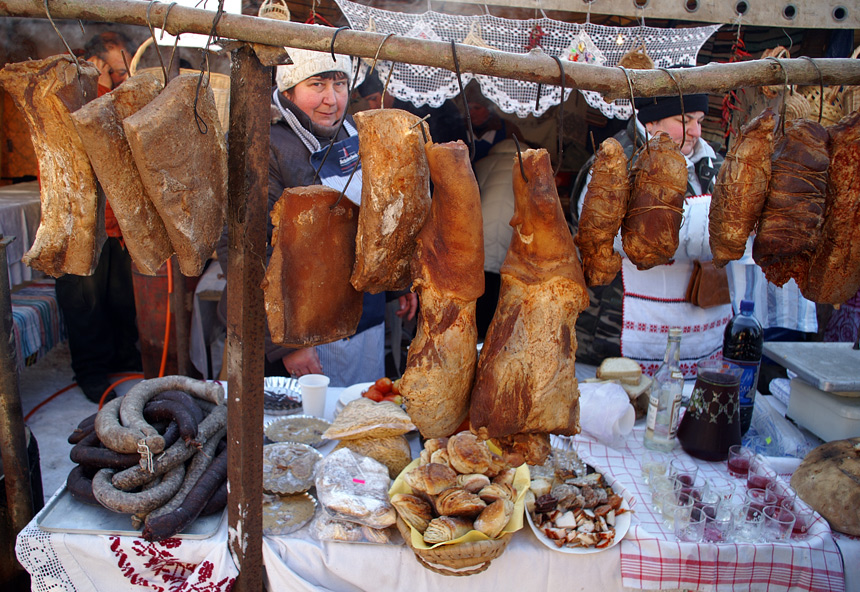 Фестиваль мясников-гентешей в селе Геча, Береговского района стал уже традиционным для Закарпатья.