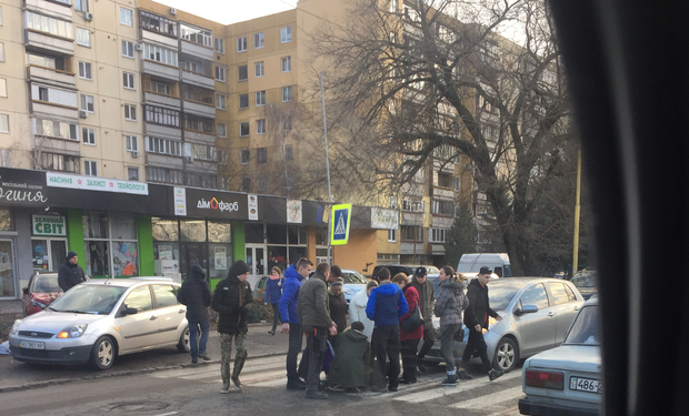 В Ужгороді на вулиці Минайській сталася аварія.