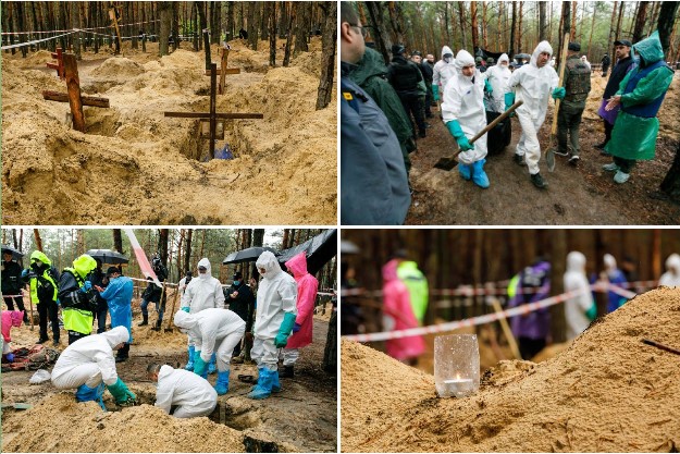 В Ізюмському районі Харківської області виявили ще три масові поховання після деокупації.
