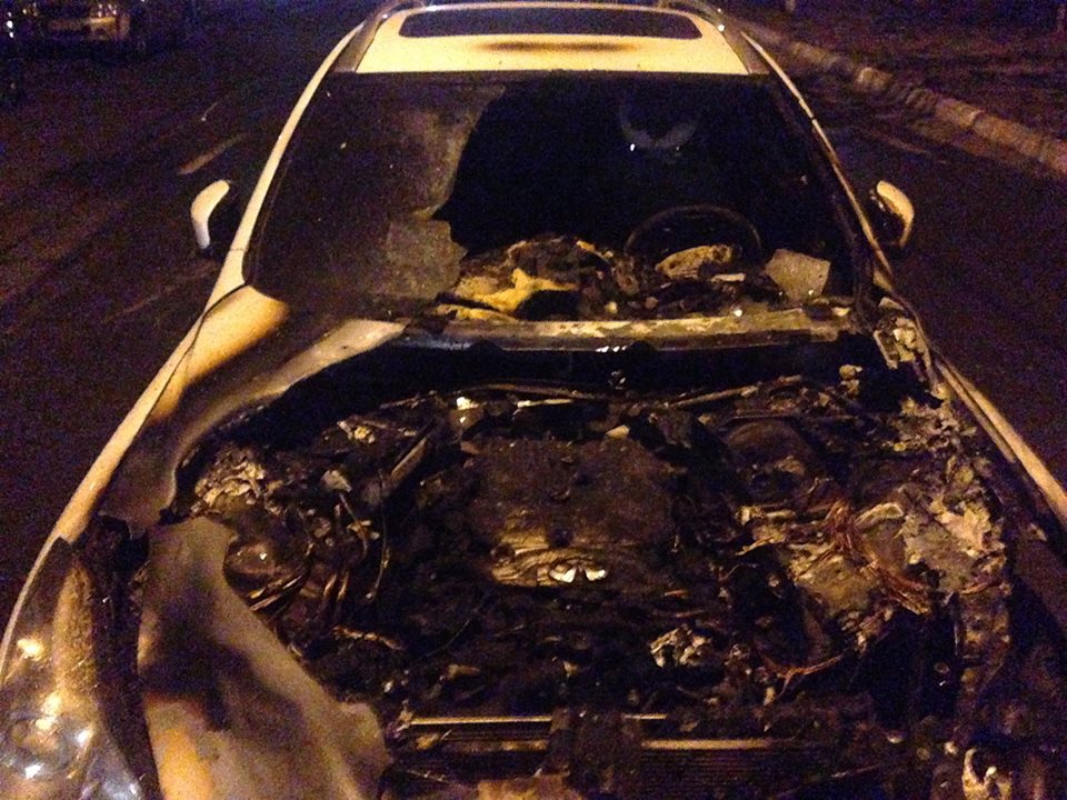 Вночі невідомі спалили машину прес-секретаря міського голови Віталія Кличка Оксани Зінов’євої.