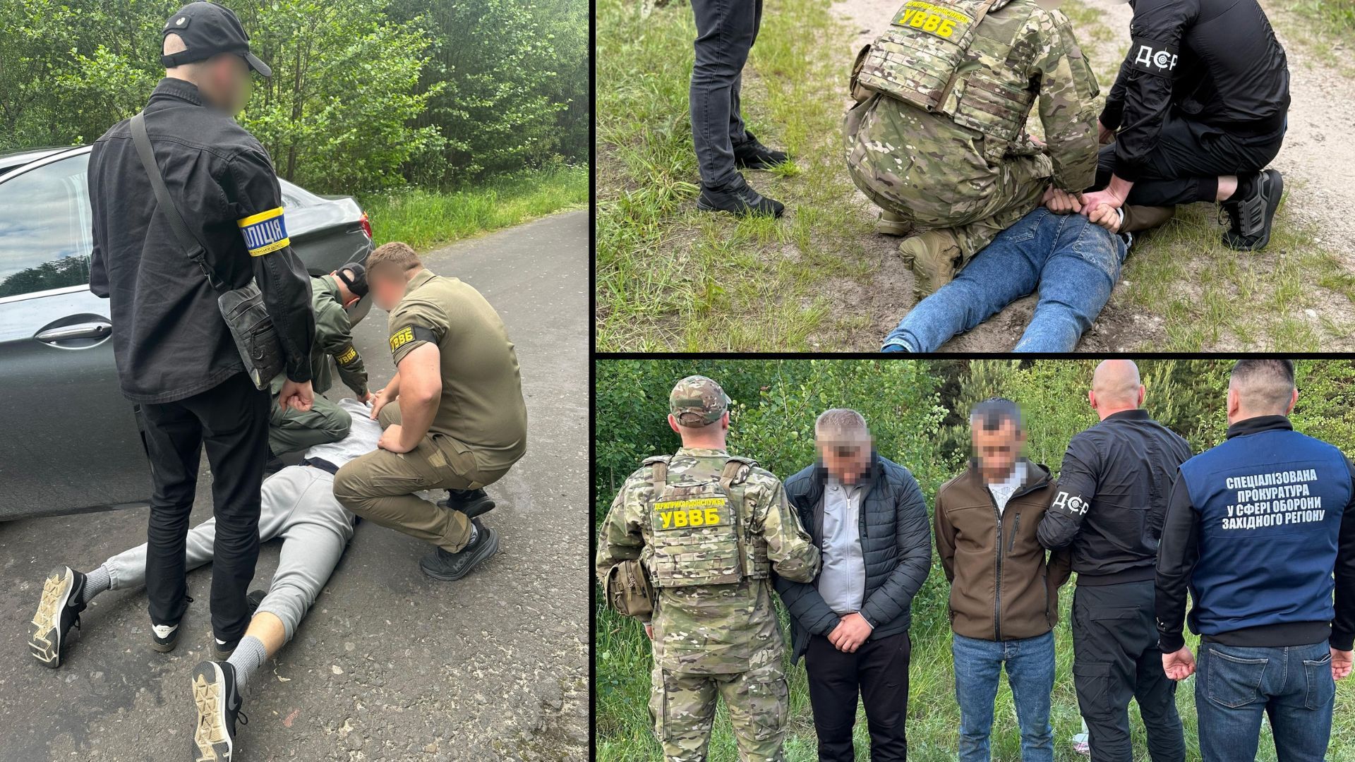$1500 хабаря та фізичний опір: затримали двох чоловіків, які намагалися переправити ухилянта і напали на силовиків (ФОТО)