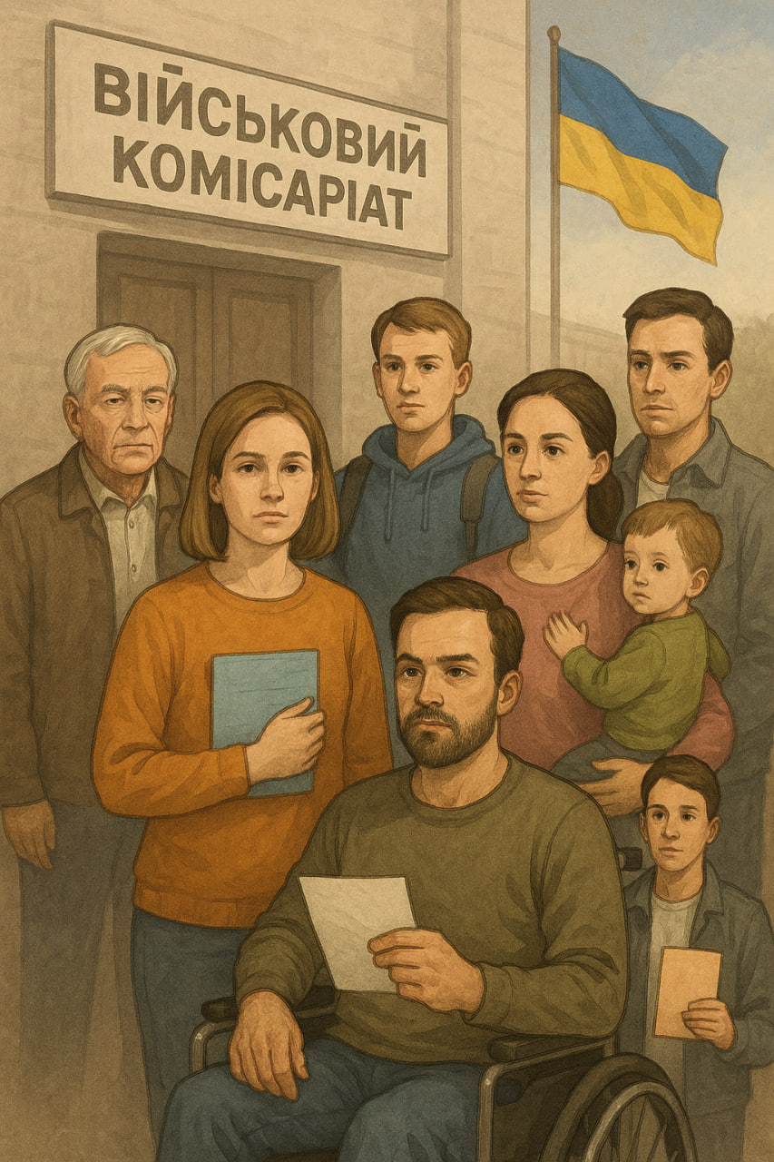Шість категорій українців, які не підлягають мобілізації