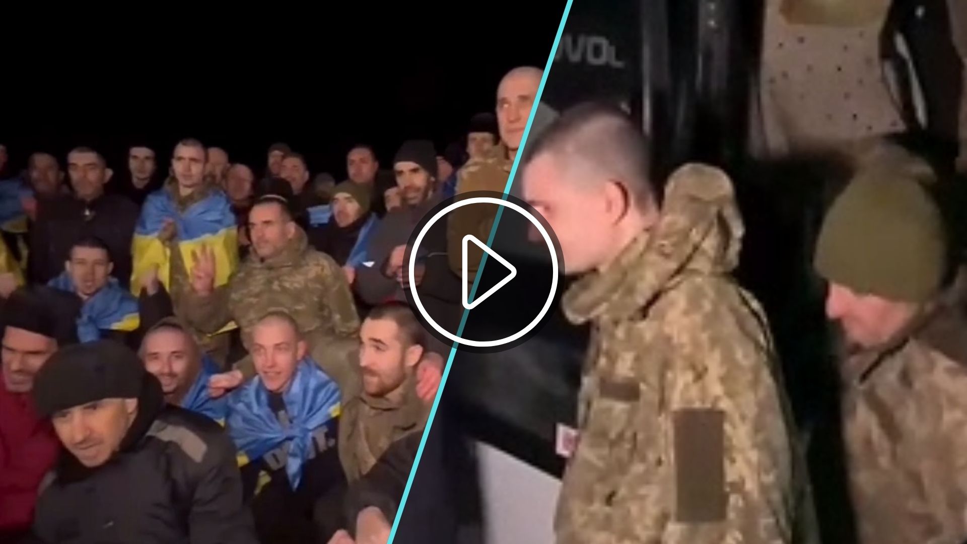 Служба безпеки показала ексклюзивне відео із сьогоднішнього великого обміну, під час якого додому із російського полону повернулося 230 захисників.