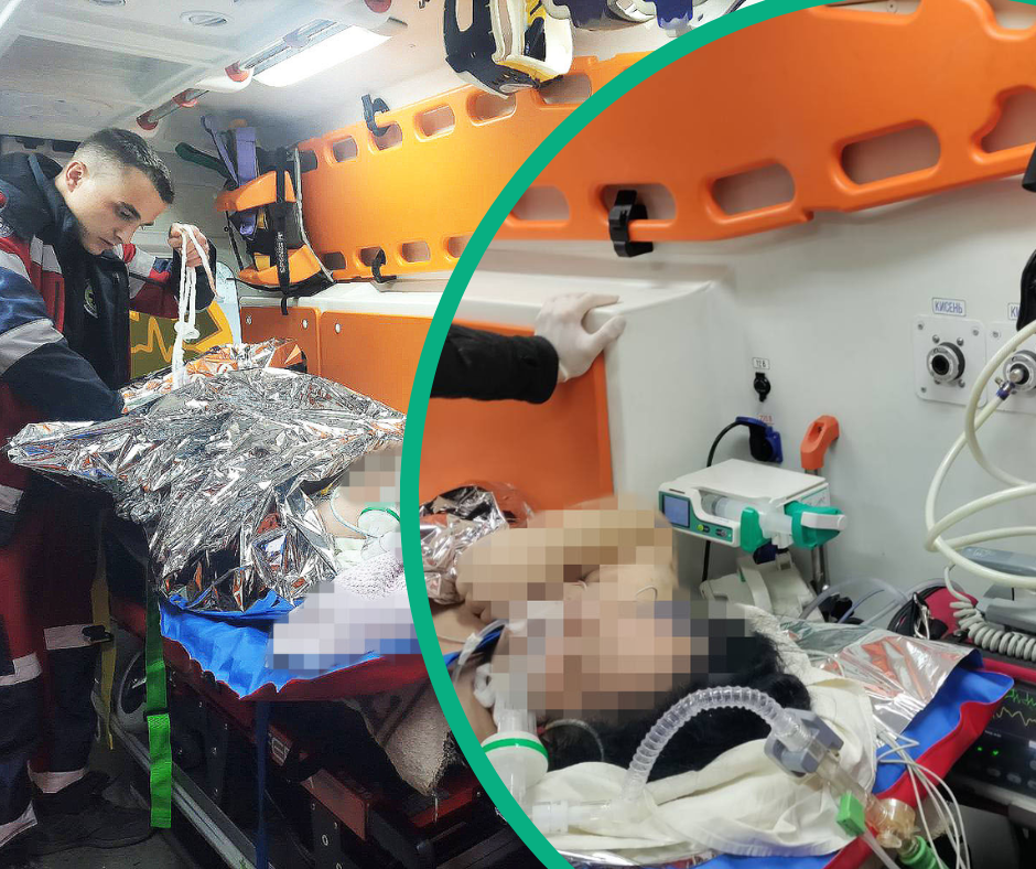 Із Рахівської районної лікарні в один із медзакладів Ужгорода було успішно транспортовано пацієнта у критичному стані.