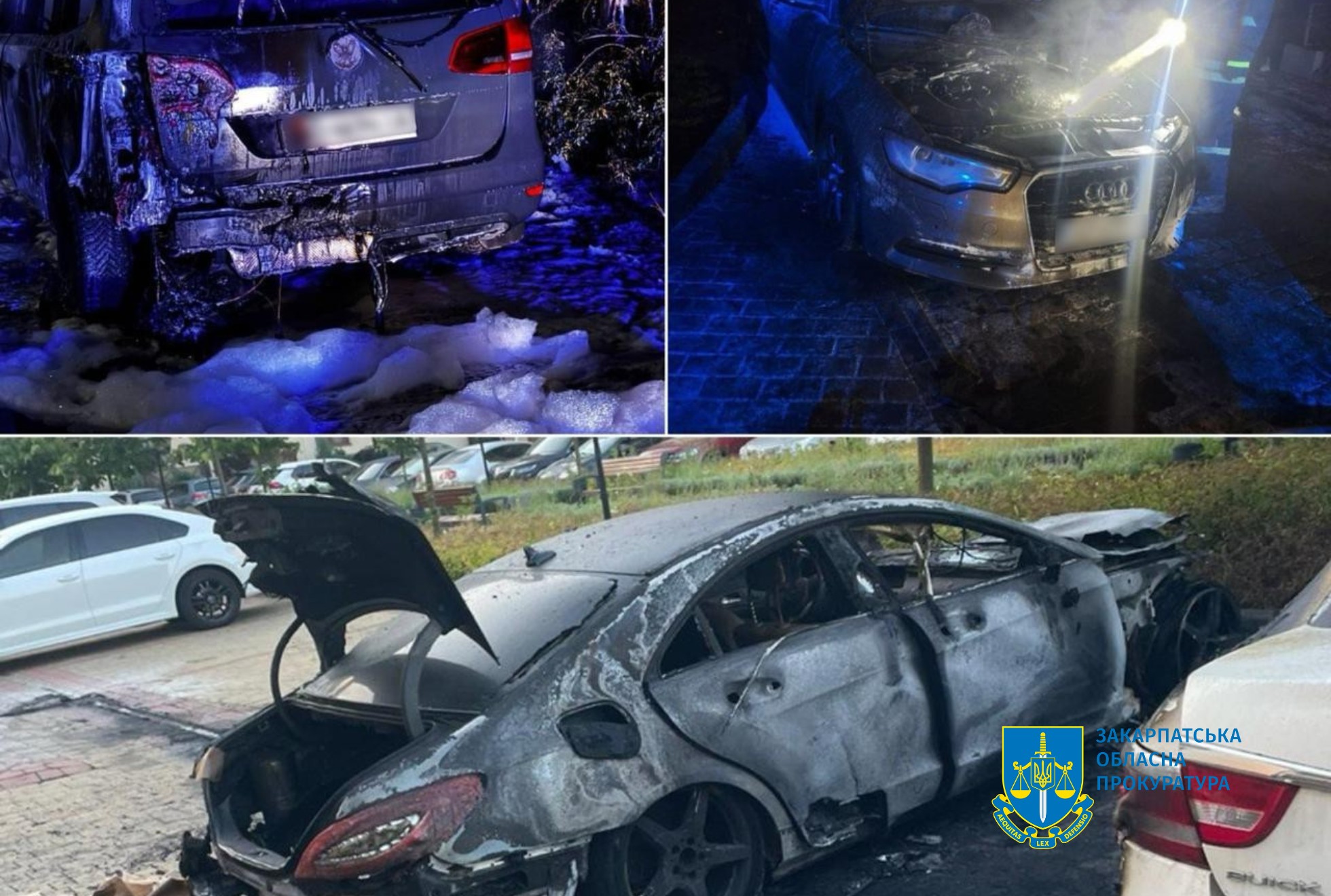 На Закарпатті судитимуть двох чоловіків за серію підпалів автомобілів