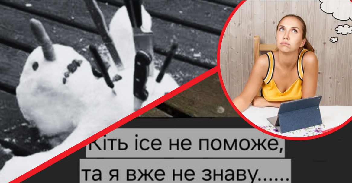 Закарпатці “зарізали” сніговика: мем наробив переполоху в мережі (ФОТО)
