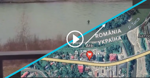 Закарпатский «Аквамен»: за две минуты  мужчина бежал по Тисе в Румынию (ВИДЕО)