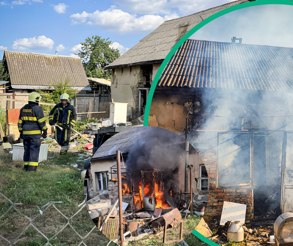 У Мукачеві під час пожежі загинув 52-річний чоловік (ФОТО)