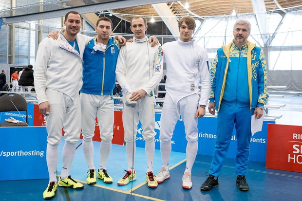 Ужгородец Анатолий Герей в составе сборной Украины выиграл серебро этапа Кубка мира по фехтованию