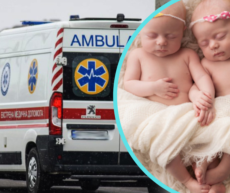 Двойной «сюрприз» для фельдшера: на Закарпатье в машине скорой помощи родились близнецы