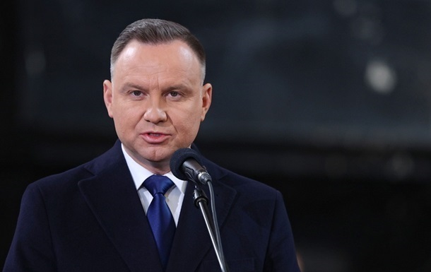 Президент Польщі Анджей Дуда заявив: немає нічого дивного у тому, що українська влада відмовляється від переговорів із диктатором РФ Володимиром Путіним.