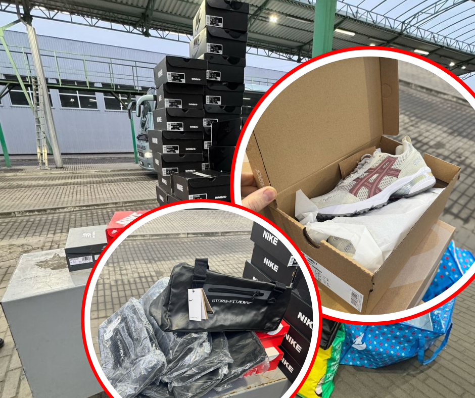 Nike, New Balance та Air Max: на одній з митниць Закарпаття “згорів” товар на сотні тисяч гривень (ФОТО)