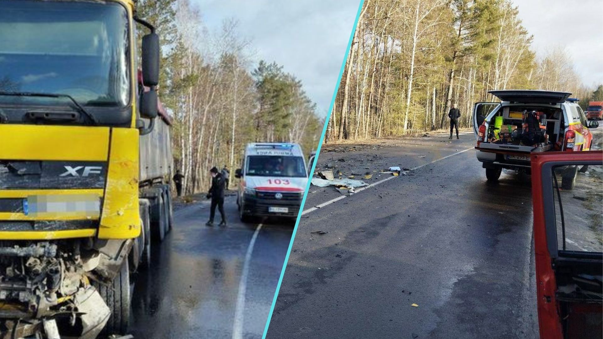 Три людини загинули в лобовому зіткненні вантажівки і мікроавтобуса: деталі трагедії (ФОТО)