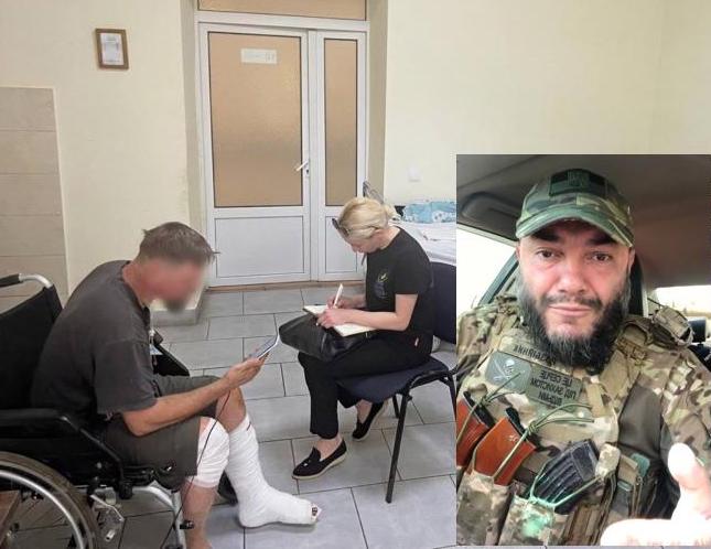 Воїна, що втратив руку під час бою, залишили у коридорі Мукачівського військового госпіталю без належних умов. 
