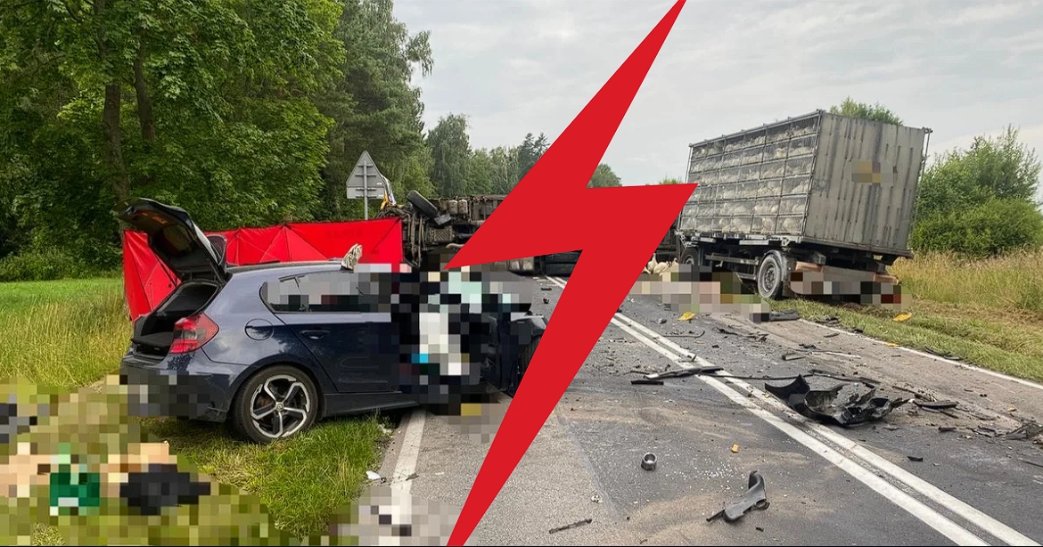 BMW зіткнувся з вантажівкою Volvo: смертельна ДТП за участі українців у Польщі (ФОТО)