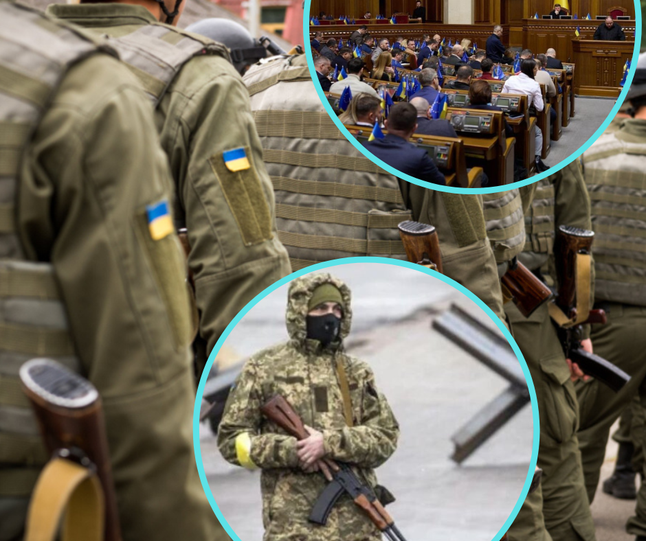 Сегодня депутаты Верховной Рады продлили мобилизацию и военное положение в Украине.