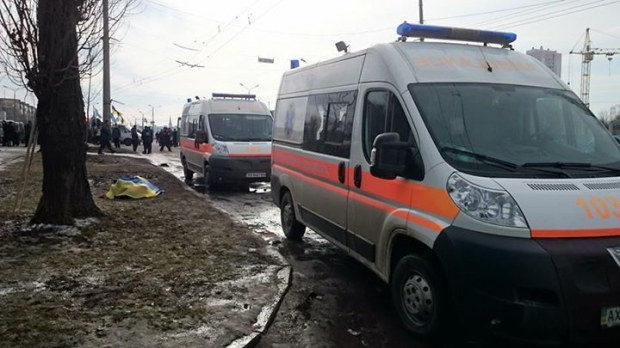 Вибух стався близько 13.15, коли учасники мітингу сформували колону для ходи в центр міста.

