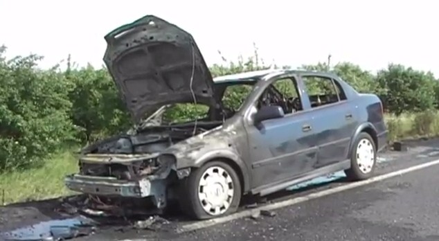 В Угорщині поблизу кордону із Закарпаттям вибухнув "Опель" / ВІДЕО