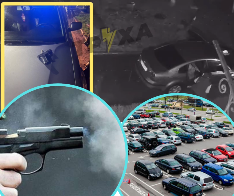 Розбірки по-закарпатськи: чоловіки "стрілялися" за козирне місце для парковки авто (ВІДЕО)