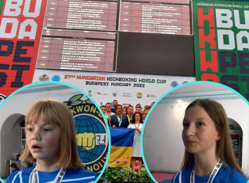 Дівчатка кікбоксерки з Ужгорода показали гідний результат.