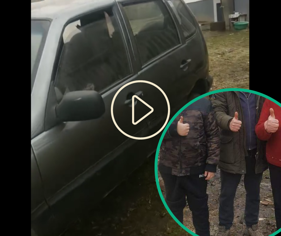 Родина з Імстичева Білківської громади Хустського району передала автомобіль для ЗСУ.