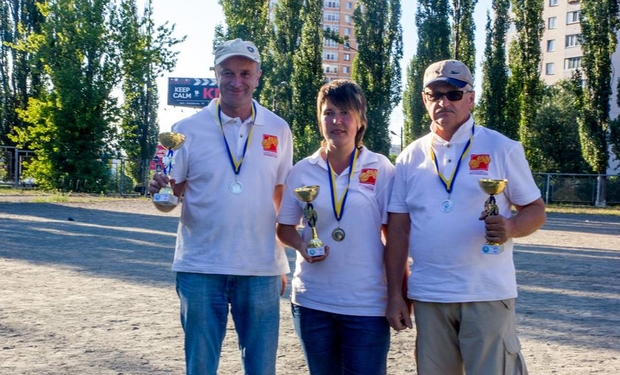 Ужгородська команда стала срібним призером Чемпіонату України з петанку