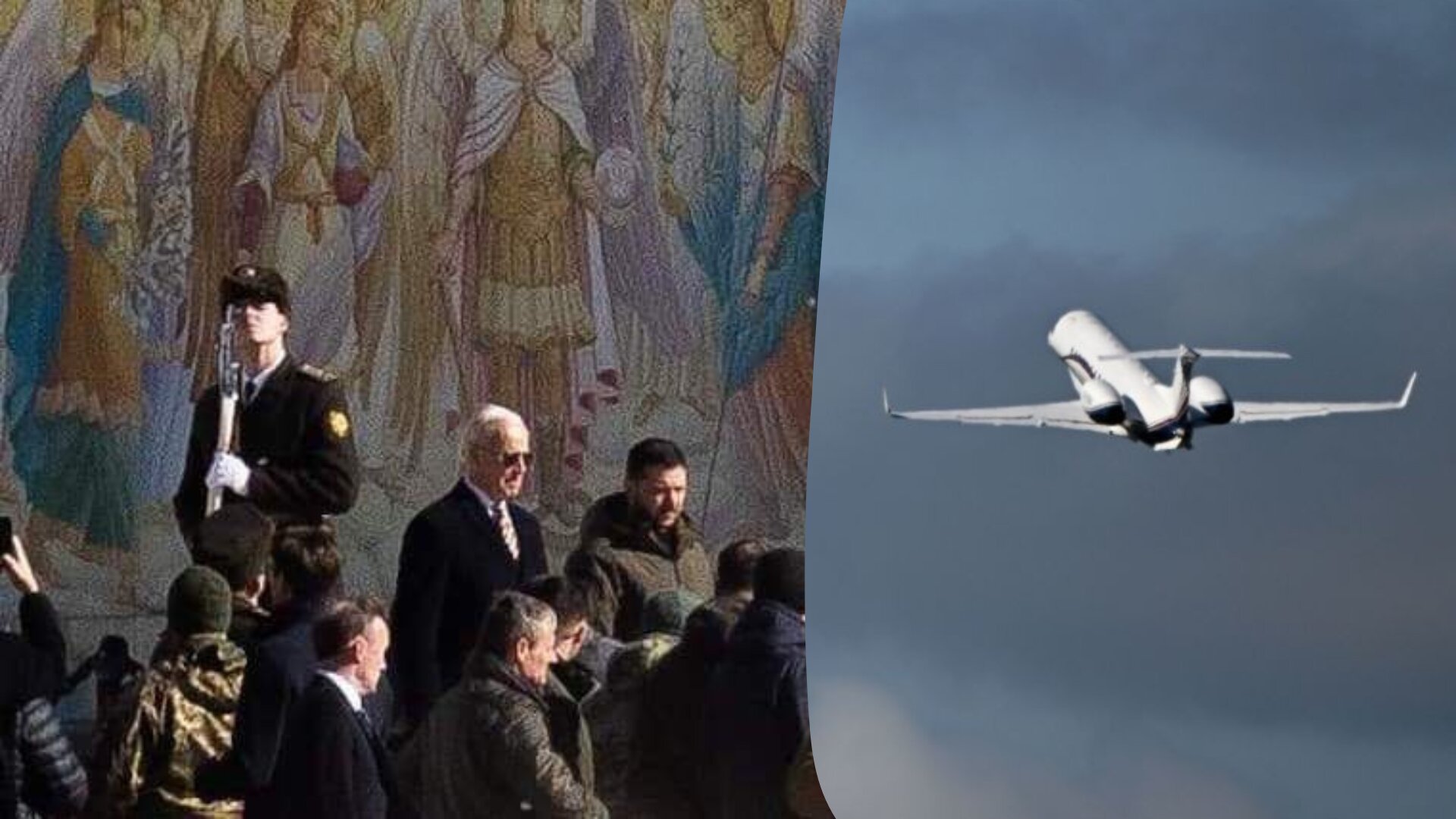 Сьогодні, 20 лютого, на тлі прибуття до Києва президента США Джо Байдена на кордоні України та Польщі кружляє американський військовий літак.