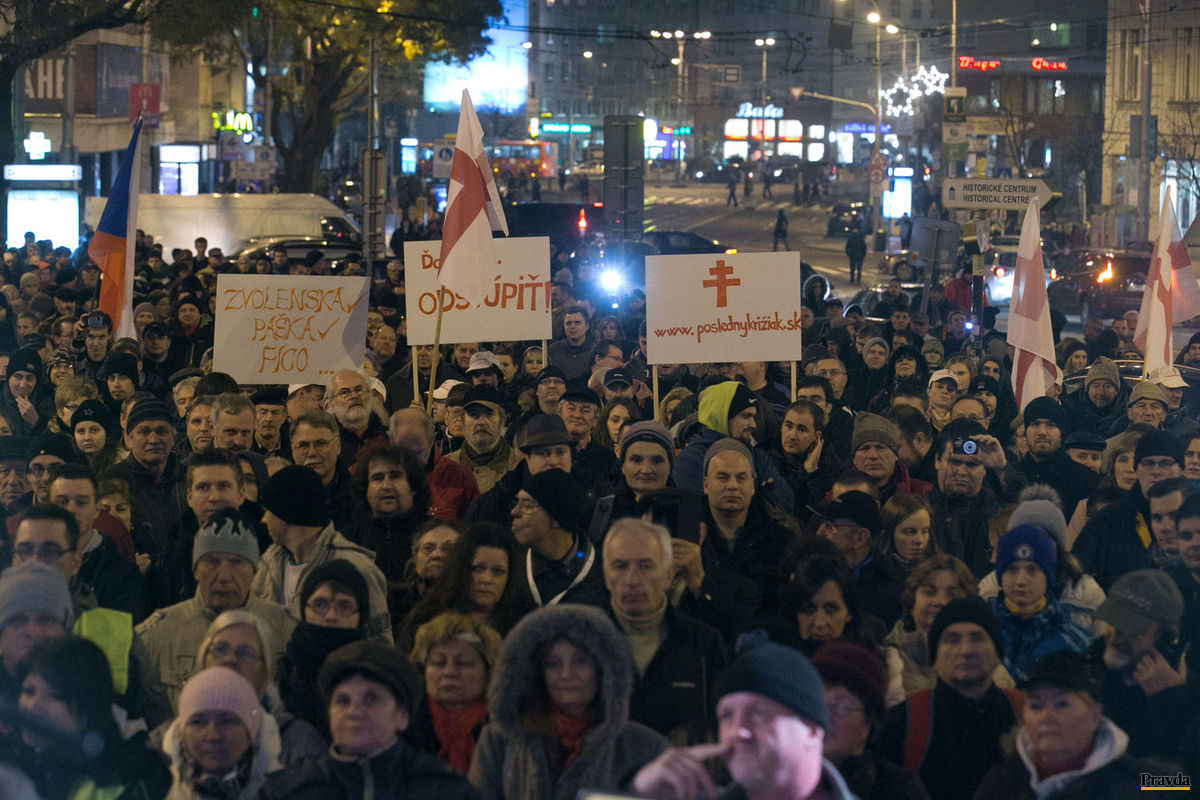 У Словаччині пройшли протести проти корупції