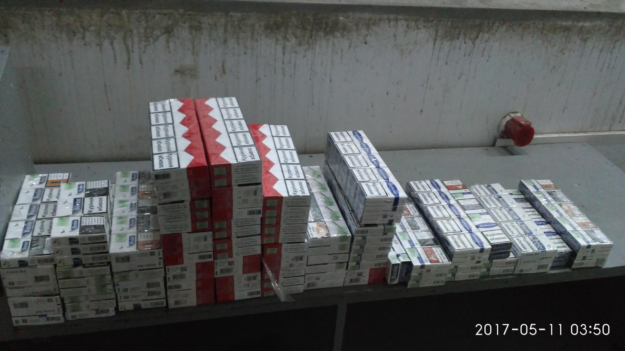 Сьогодні, 11 травня 2017 року, в зоні митного контролю митного посту «Тиса» Закарпатської митниці ДФС припинено спробу незаконного вивезення з України тютюнових виробів.