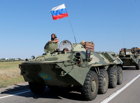 Со стороны Российской Федерации и частично из района оккупированного города Ровеньки Луганской области прошли колонны с военной техникой боевиков.