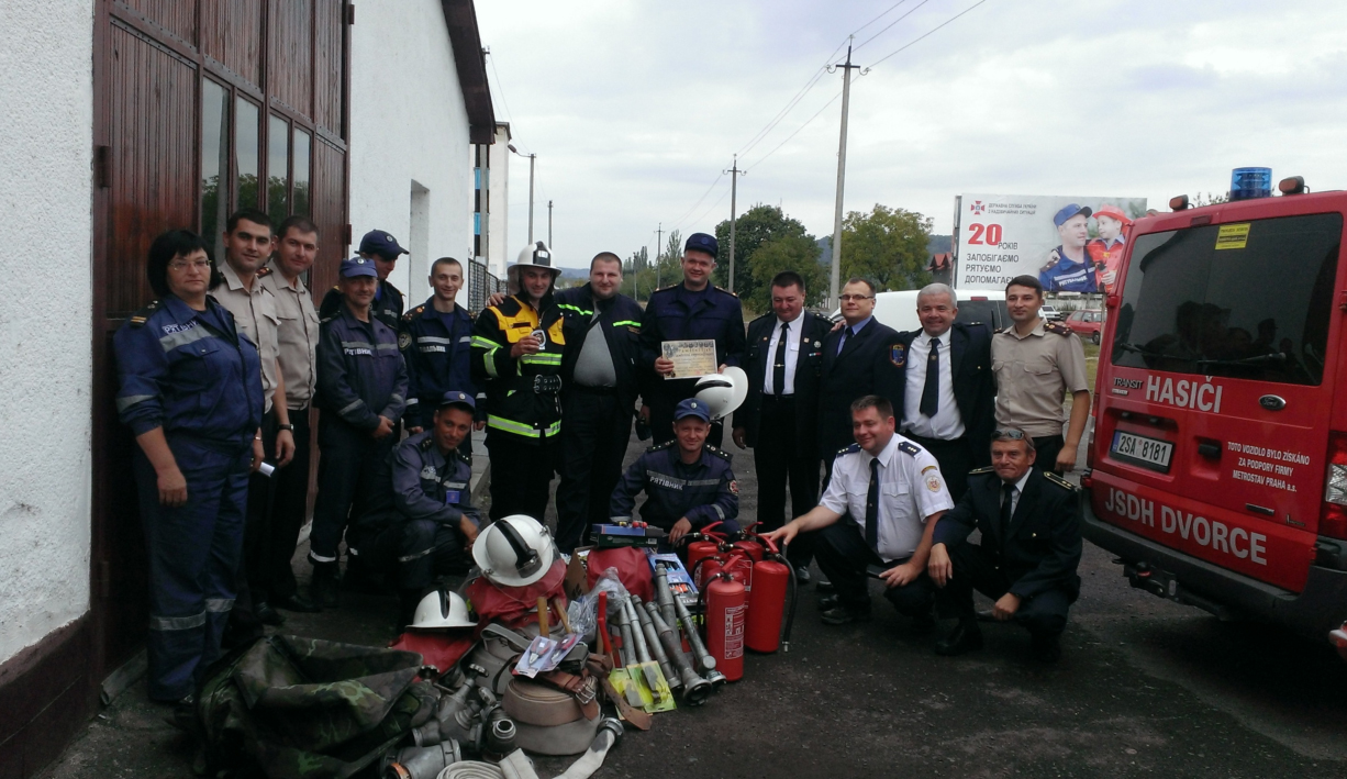 19 вересня з візитом до рятувальників 5-ї Державно пожежно-рятувальної частини міста Іршава завітали колеги з Ліса-над-Лабем – Дворці Чеської республіки.