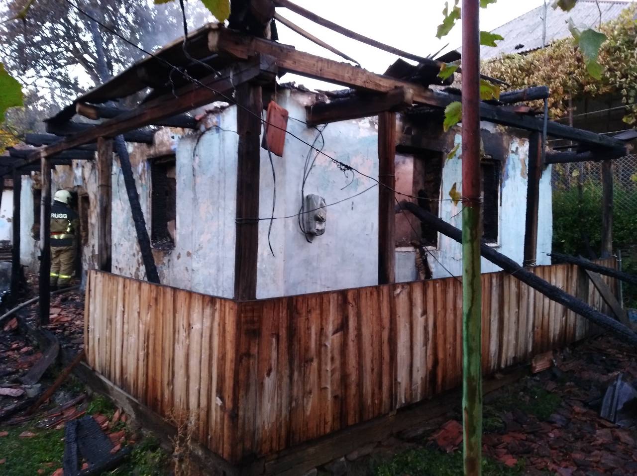 11 жовтня о 05:32  ужгородським рятувальникам повідомили про пожежу на вулиці Центральній, що в селі Пацканьово. 