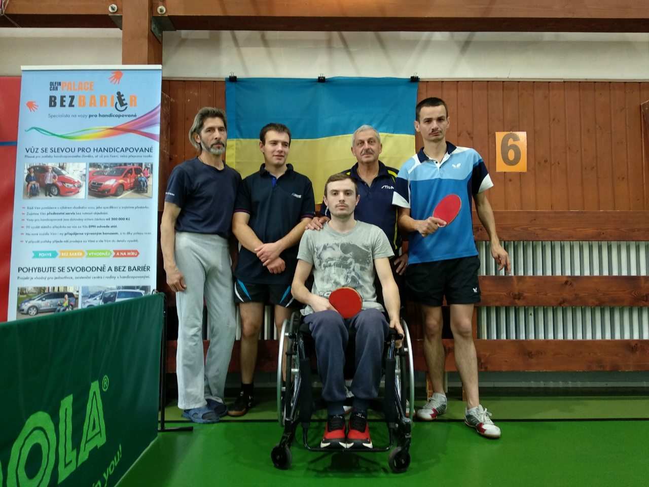 15-18 листопада 2018 року в Чехії відбулись міжнародні змагання спортсменів-інвалідів з настільного тенісу – відкритий кубок міста Градець Кралове.