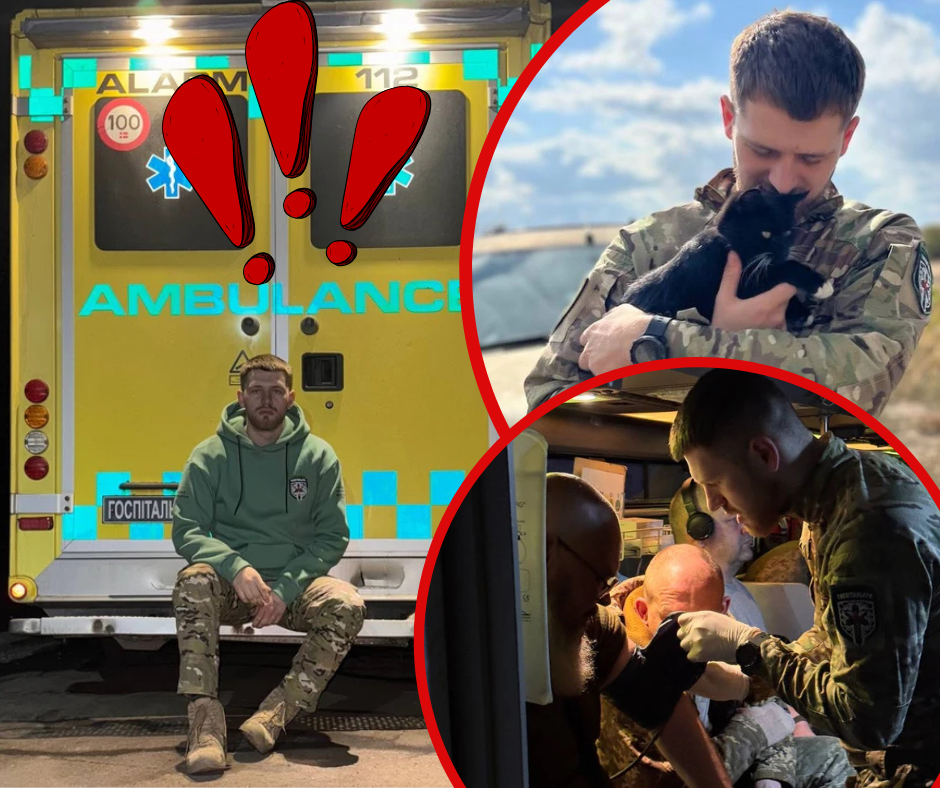 Хлопець із Закарпаття став янголом під вогнем: історія 23-річного закарпатця, який на межі рятує життя людей і звірів (ФОТО)