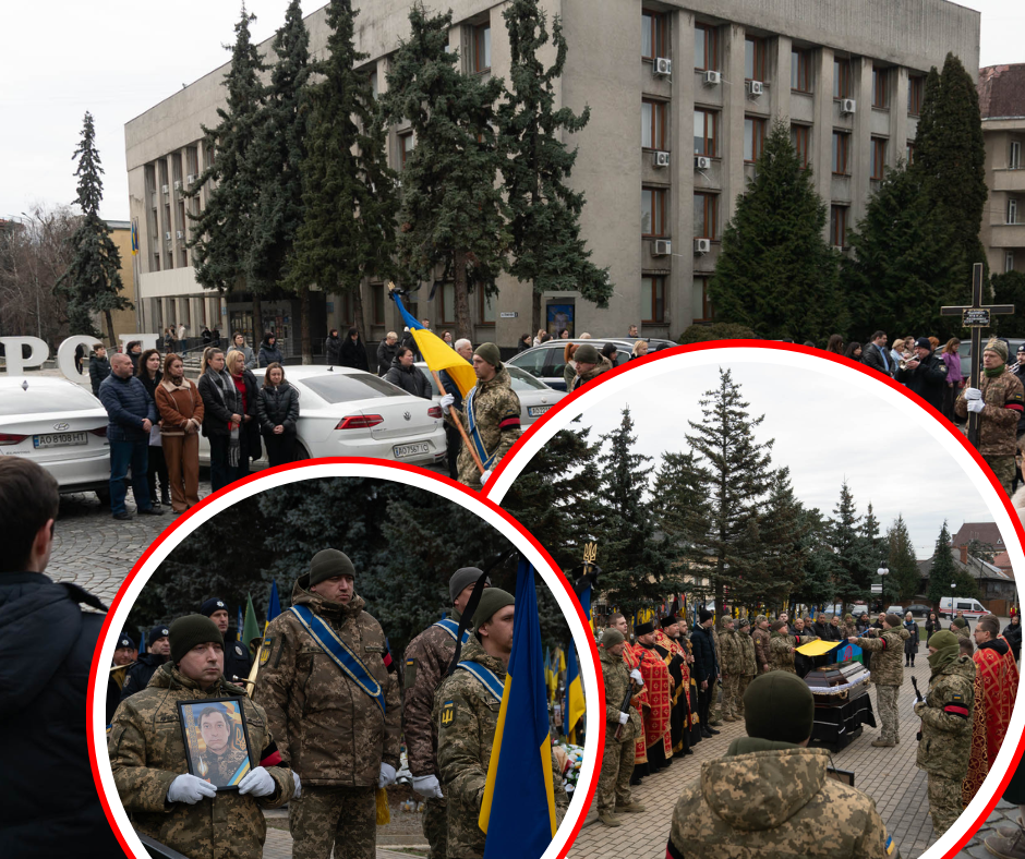 Ще один мужній воїн поліг на полі бою: закарпатці прощалися з полеглим захисником (ФОТО)