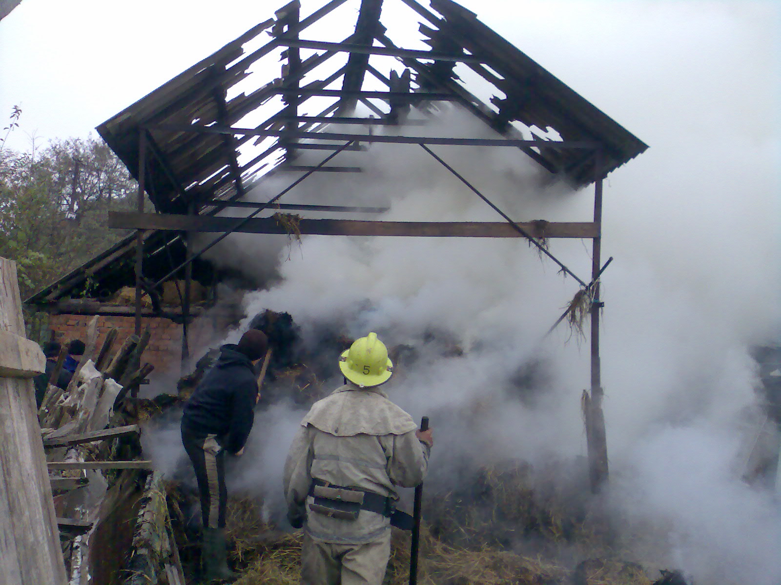 1 жовтня іршавські рятувальники залучались до ліквідації пожежі в навісі з сіном на вулиці Українській, що в селі Вільхівка. 