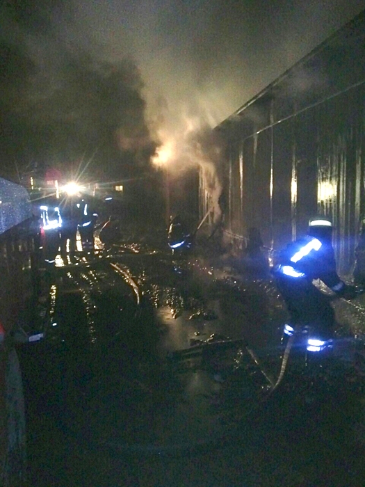 Пожар произошел в селе Вільховиця.