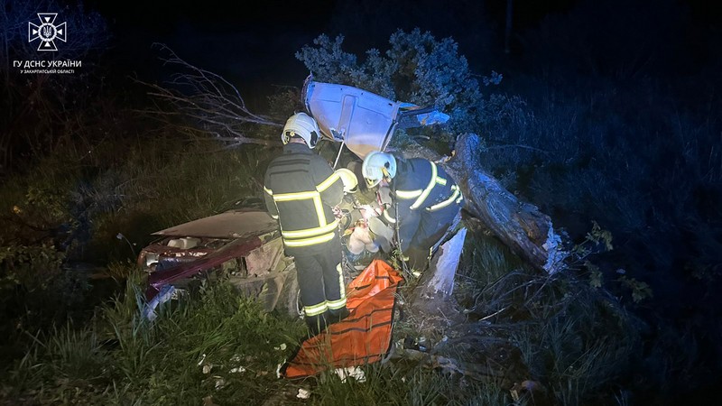 В мережі з'явилися шокуючі кадри масштабної ДТП на Хустщині (ВІДЕО)