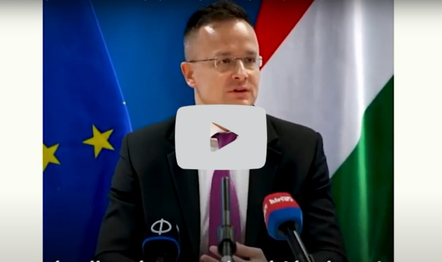 Міністр зовнішньої економіки та закордонних справ Угорщини спростував чутки про те, що Угорщина не блокує фінансову підтримку ЄС Україні.