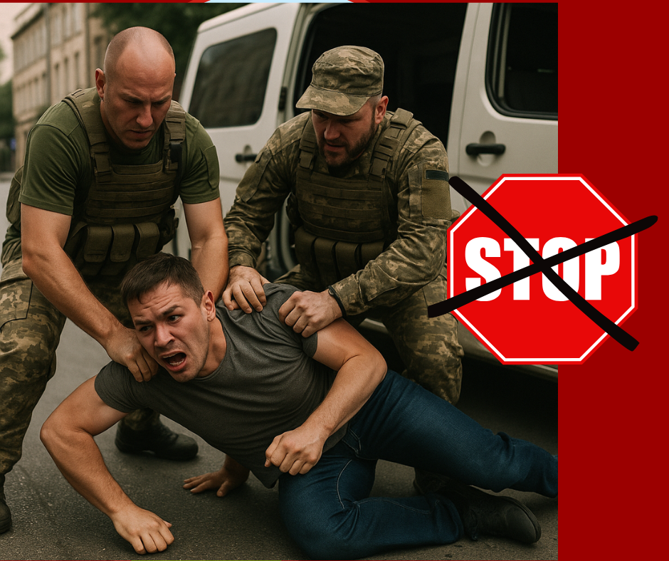 "Три бика на одного": мережа Фейсбук вибухнула скандалом. Ранковий "движ" від ТЦК (ВІДЕО)