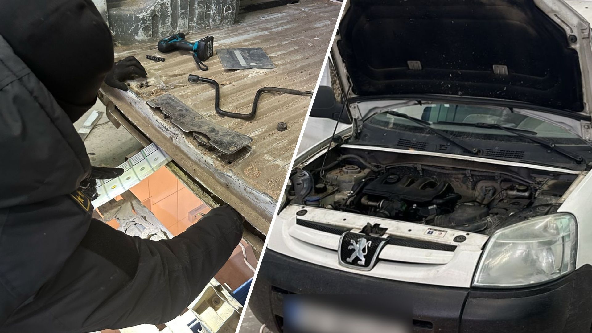 Border guards discovered a hidden find in a foreigner's car (PHOTOS)