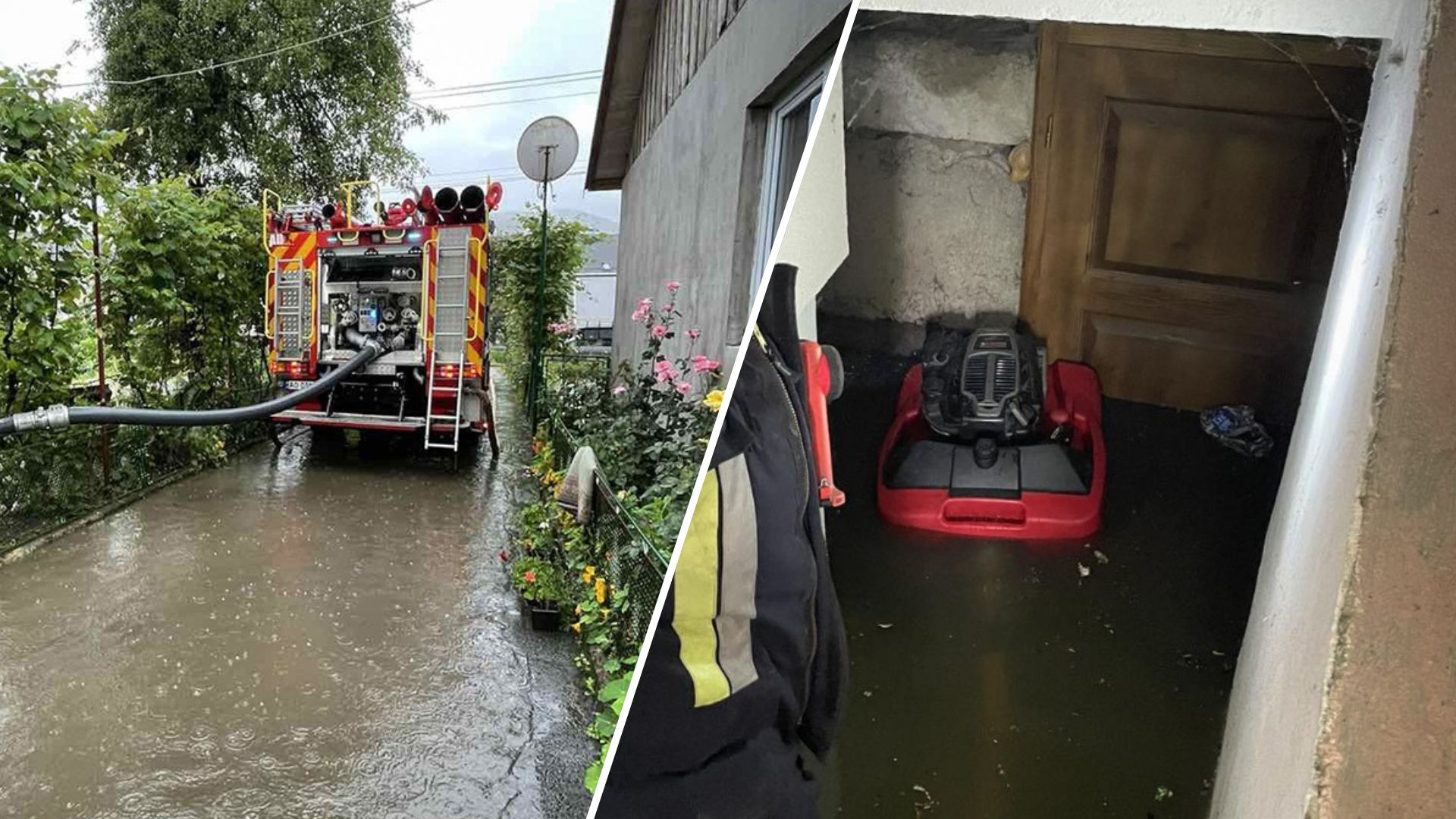 На Закарпатье страшная непогода: жители области затопили дворы и подвалы (ФОТО)