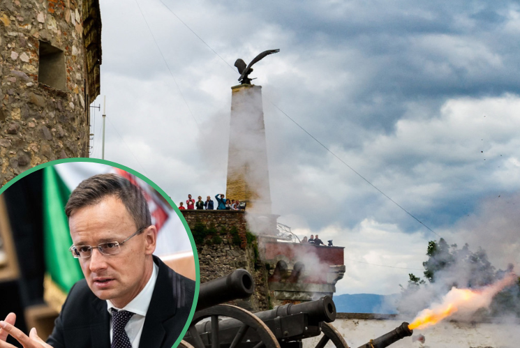 Міністр закордонних справ Угорщини вважає спиляння турула провокацією.