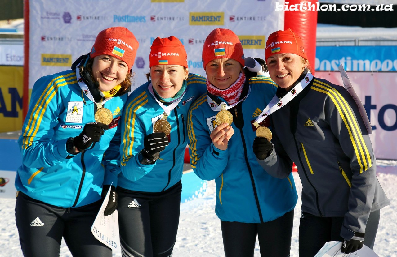 Українки завоювали золото в естафеті на Чемпіонаті Європи