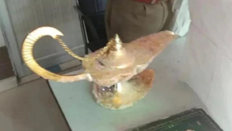 В индийском штате Уттар-Прадеш полиция арестовала двух мужчин по обвинению в мошенничестве: они убедили местного врача в том, что у них очаровательная «лампа Аладдина», и получила от него 41 600 долларов.