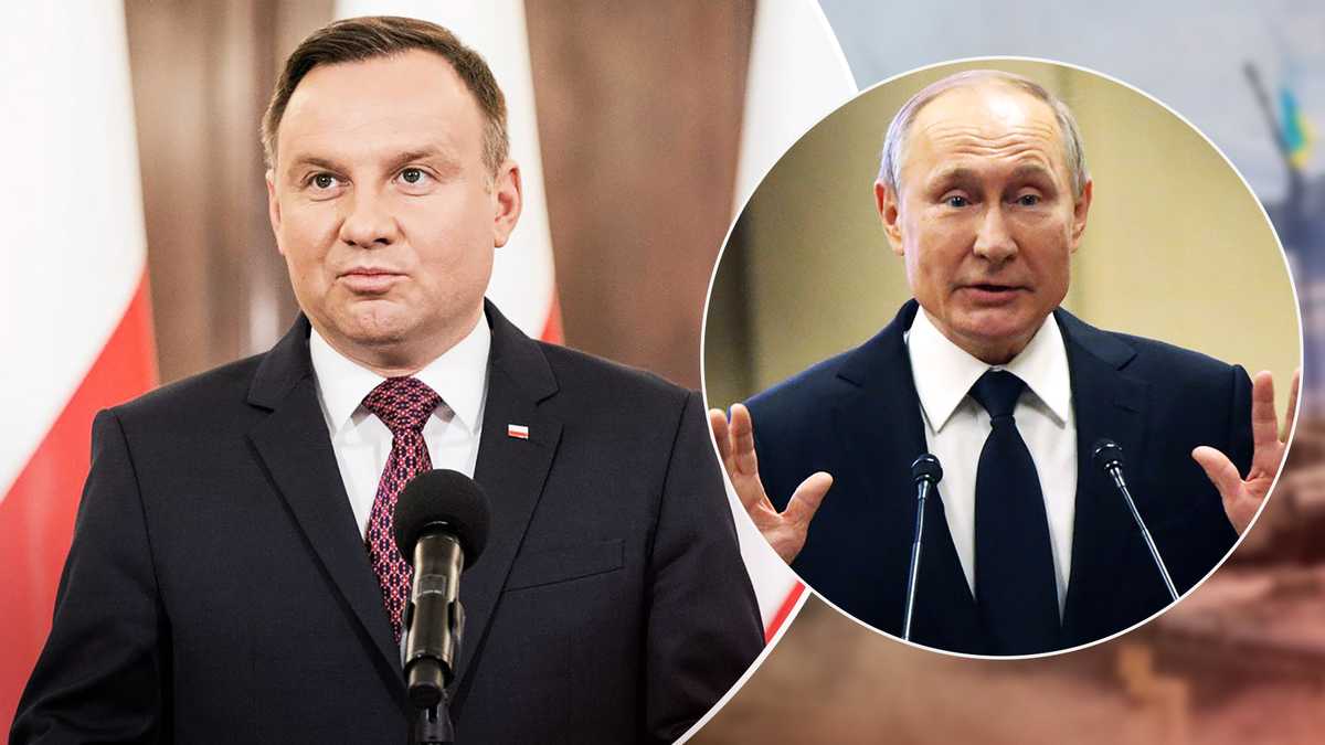 Польський президент Анджей Дуда розкритикував лідерів Німеччини та Франції за дзвінки російському диктатору Володимиру Путіну під час війни в Україні.